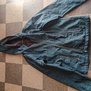 ZeroXposur Women's Speckled Teal Hooded Jacket